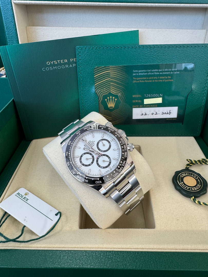 Rolex Daytona 126500LN 2026 "Panda" New Release