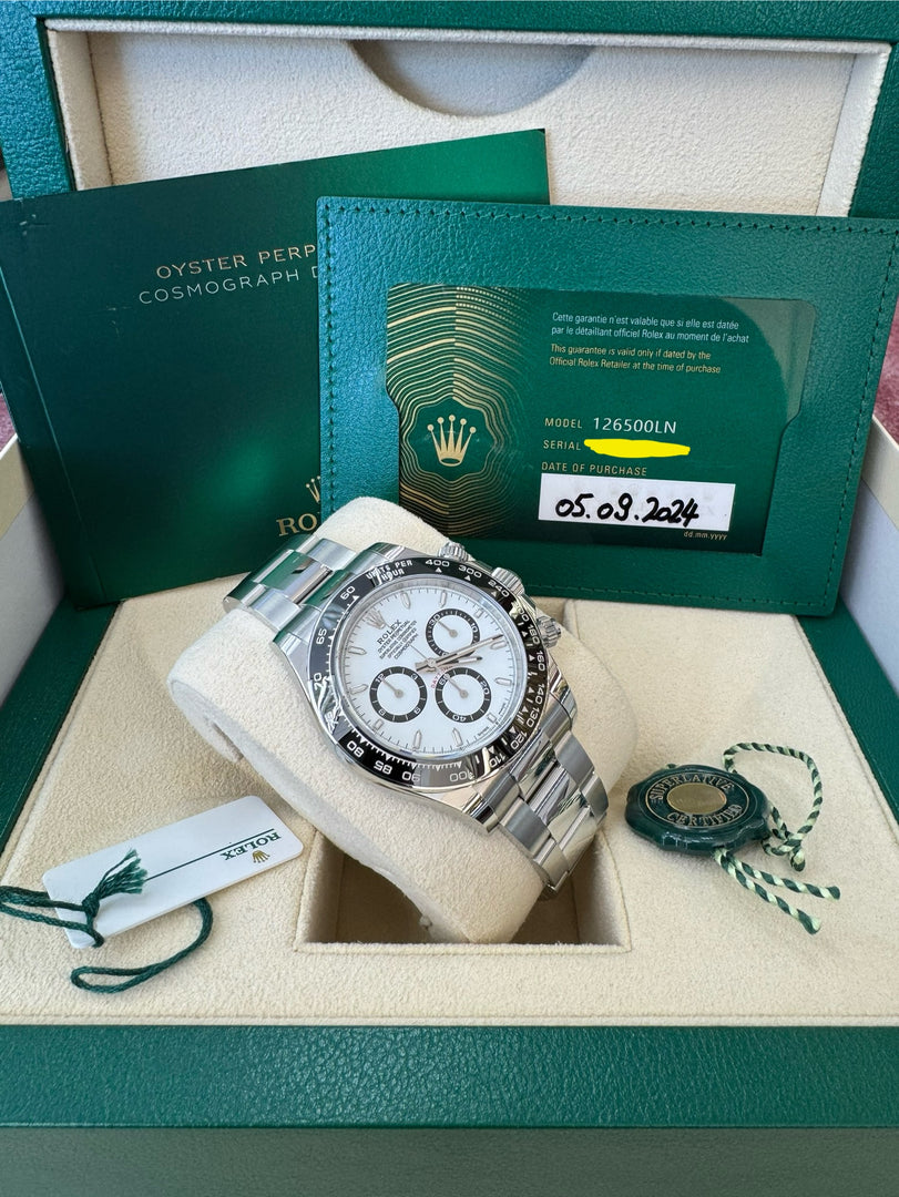 Rolex Daytona 126500LN 2024 "Panda" New Release