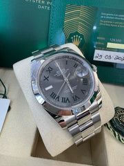 Rolex Datejust 41mm 126300 2026 Wimbeldon Oyster