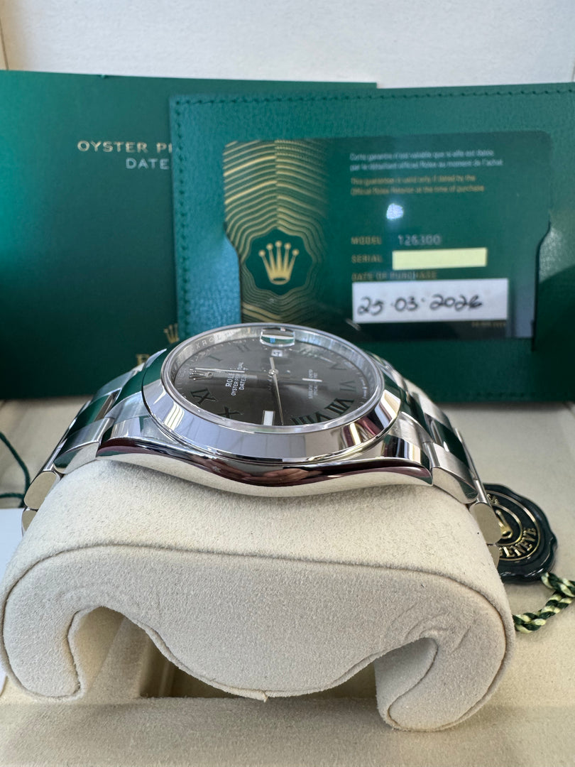 Rolex Datejust 41mm 126300 2026 Wimbeldon Oyster