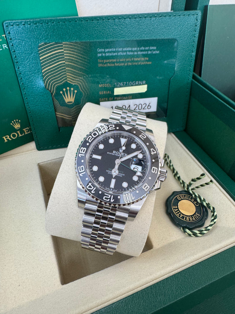 Rolex GMT-Master II "Bruce Wayne" 2026 126710GRNR Jubilee