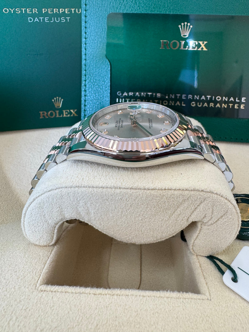 Rolex Datejust 41 Sundust Diamond Dial 126331 2024 Jubilee