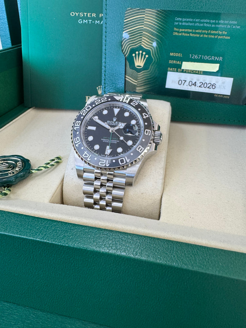 Rolex GMT-Master II "Bruce Wayne" 2026 126710GRNR Jubilee
