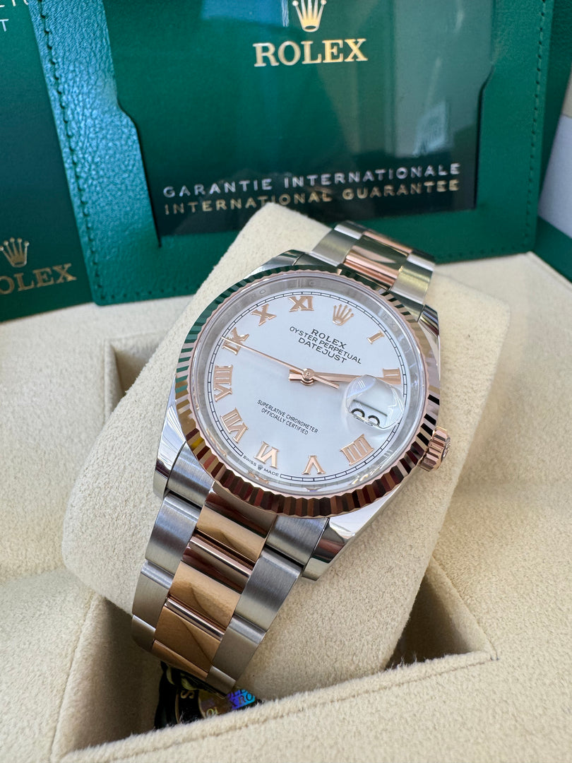 Rolex Datejust 36mm 126231 2024 White Roman