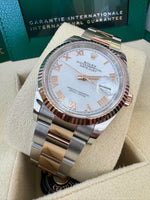 Load image into Gallery viewer, Rolex Datejust 36mm 126231 2024 White Roman
