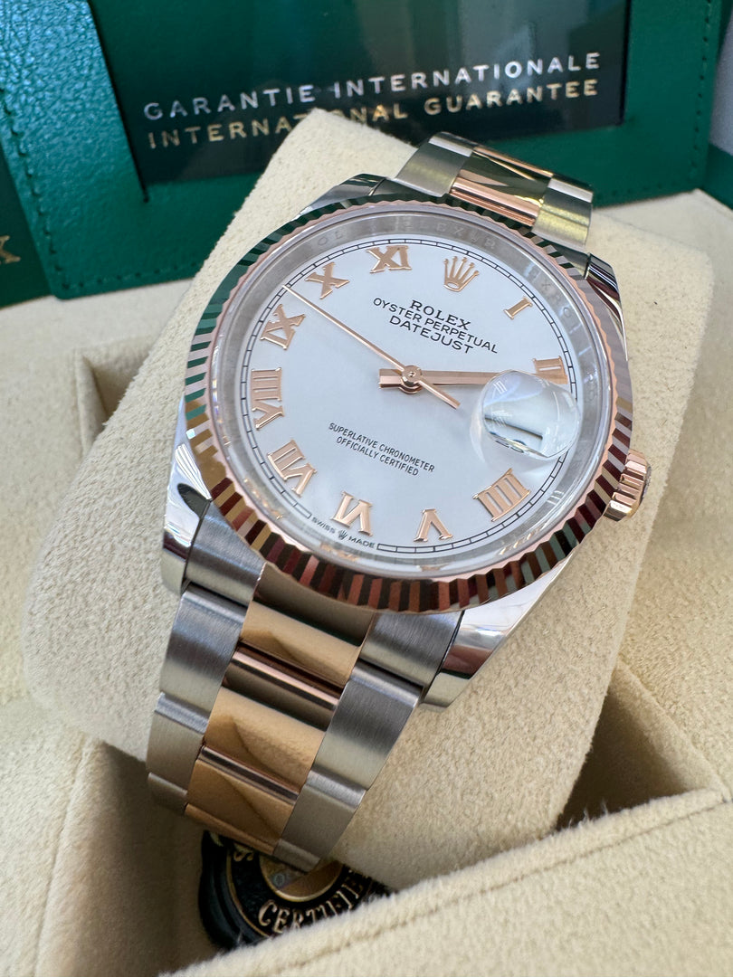 Rolex Datejust 36mm 126231 2024 White Roman