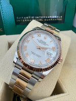 Load image into Gallery viewer, Rolex Datejust 36mm 126231 2024 White Roman
