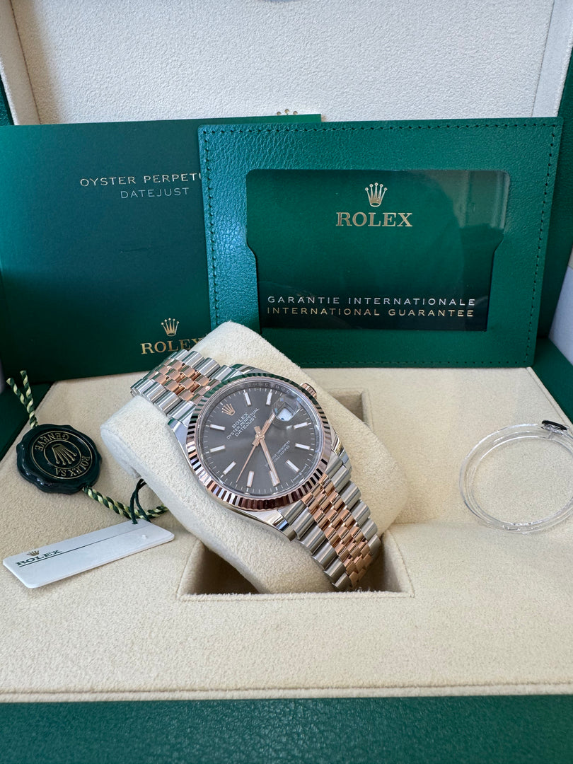 Rolex Datejust 36mm 126231 2024 Slate Dial Jubilee