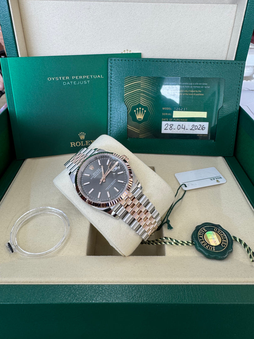 Rolex Datejust 36mm 126231 2026 Slate Dial Jubilee
