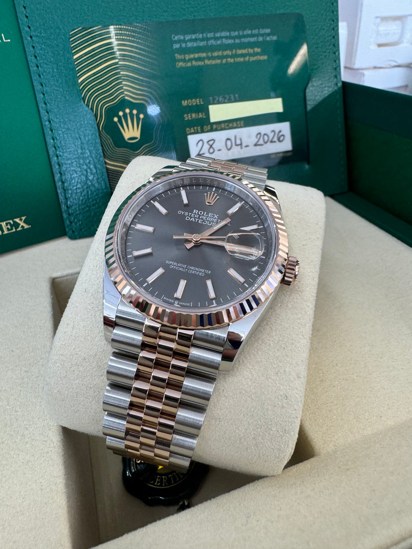 Rolex Datejust 36mm 126231 2026 Slate Dial Jubilee