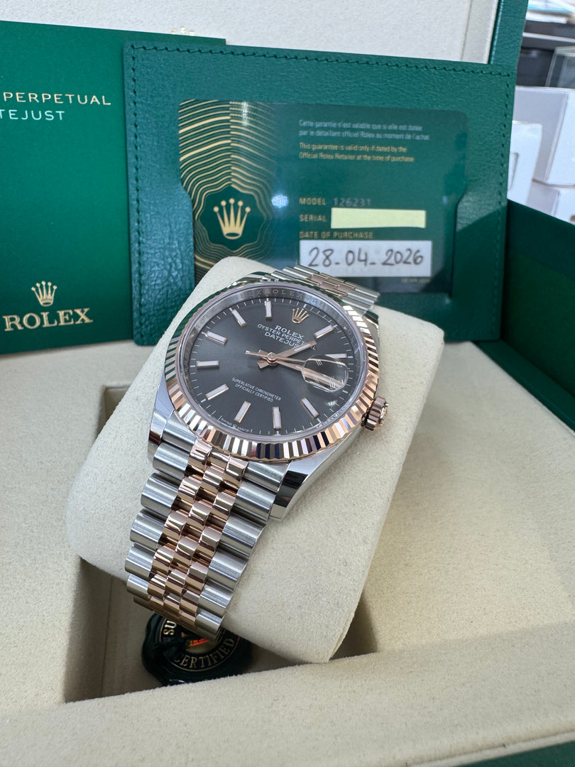 Rolex Datejust 36mm 126231 2026 Slate Dial Jubilee