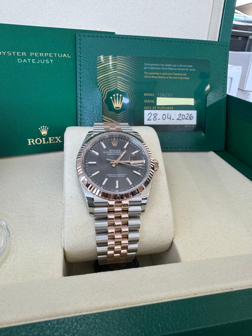 Rolex Datejust 36mm 126231 2026 Slate Dial Jubilee