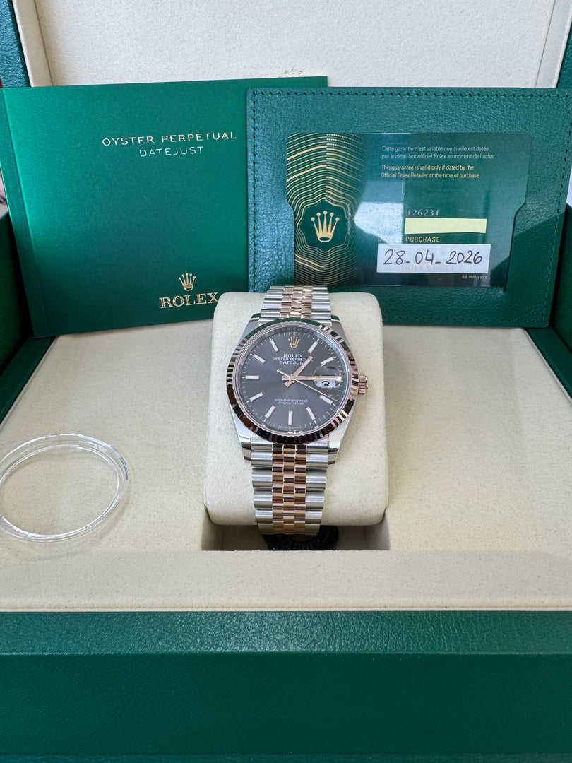 Rolex Datejust 36mm 126231 2026 Slate Dial Jubilee