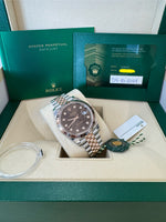 Load image into Gallery viewer, Rolex Datejust 41 Chocolate Diamond Dial 126331 2024 Jubilee
