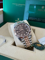 Load image into Gallery viewer, Rolex Datejust 41 Chocolate Diamond Dial 126331 2024 Jubilee
