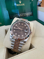 Load image into Gallery viewer, Rolex Datejust 41 Chocolate Diamond Dial 126331 2024 Jubilee
