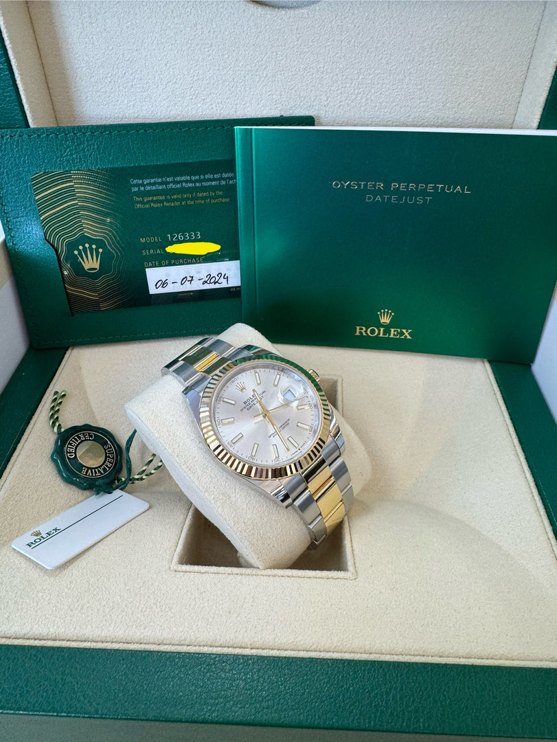 Rolex Datejust 41 Silver Dial 126333 2024 Oyster