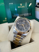 Load image into Gallery viewer, Rolex Datejust 41 Wimbeldon Dial 126333 2024 Oyster
