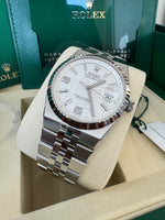Load image into Gallery viewer, Rolex Land-Dweller 40mm 127334 2026 Silver Honeycomb Dial