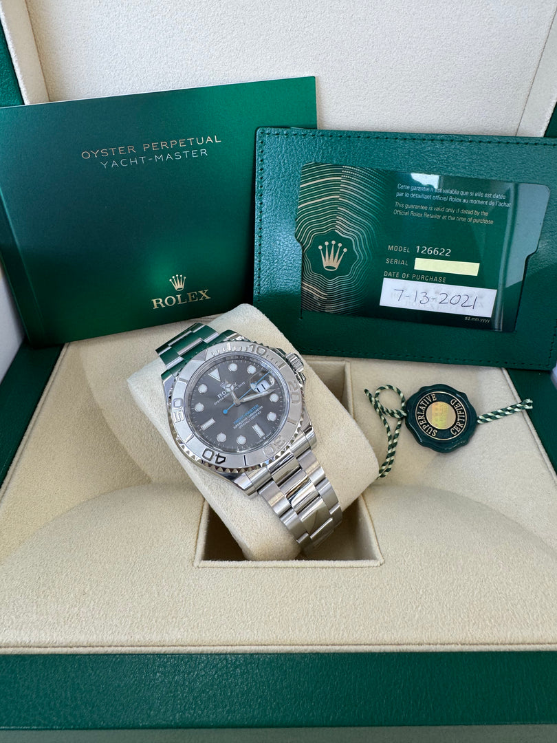 Rolex Yacht-Master 40mm 126622 2021 Rhodium Dial