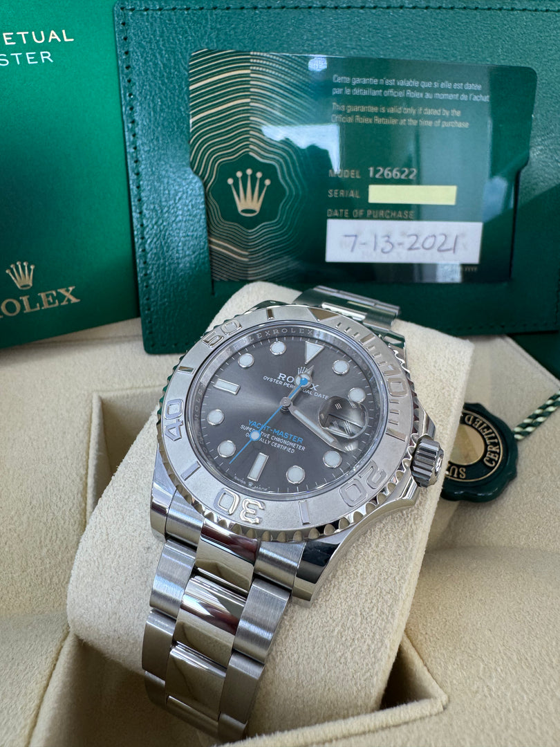 Rolex Yacht-Master 40mm 126622 2021 Rhodium Dial