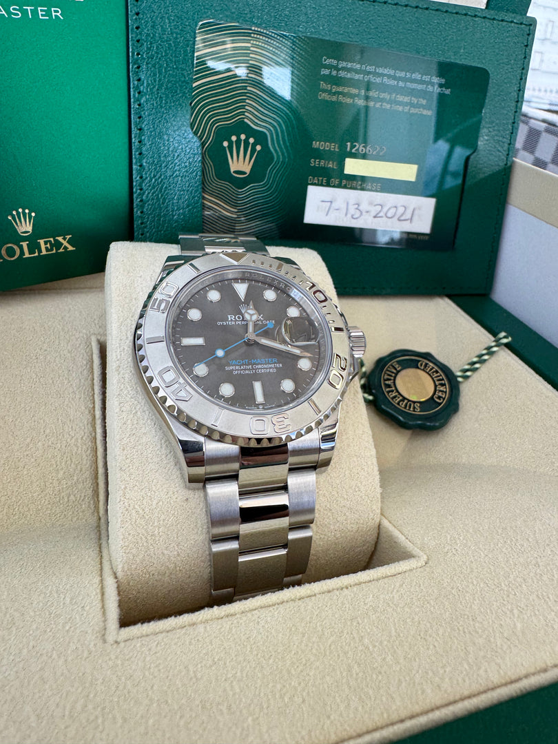 Rolex Yacht-Master 40mm 126622 2021 Rhodium Dial