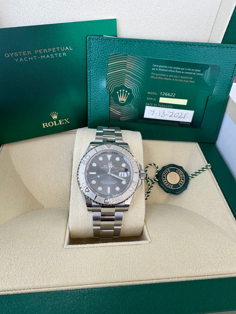 Rolex Yacht-Master 40mm 126622 2021 Rhodium Dial