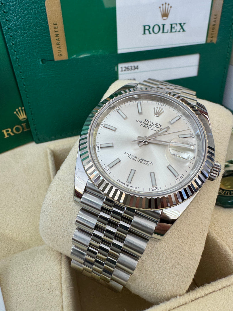 Rolex Datejust 41mm 126334 Silver Dial Jubilee 2019