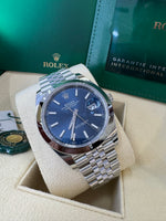 Load image into Gallery viewer, Rolex Datejust 41mm 126300 2024 Blue Index Jubilee
