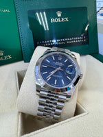 Load image into Gallery viewer, Rolex Datejust 41mm 126300 2024 Blue Index Jubilee
