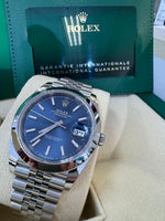 Load image into Gallery viewer, Rolex Datejust 41mm 126300 2024 Blue Index Jubilee
