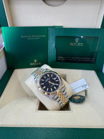 Load image into Gallery viewer, Rolex Datejust 41 Black Index Dial 126333 2024 Jubilee
