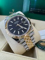 Load image into Gallery viewer, Rolex Datejust 41 Black Index Dial 126333 2024 Jubilee
