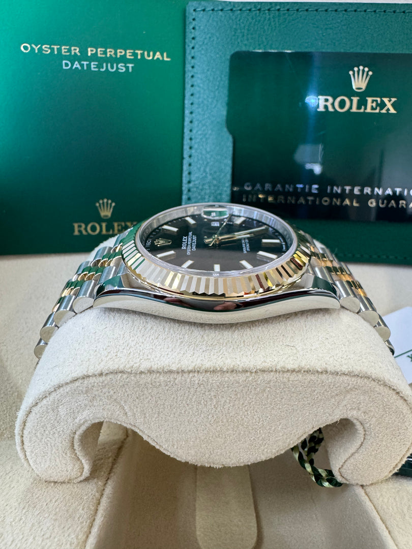 Rolex Datejust 41 Black Index Dial 126333 2024 Jubilee