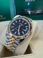 Load image into Gallery viewer, Rolex Datejust 41 Black Index Dial 126333 2024 Jubilee
