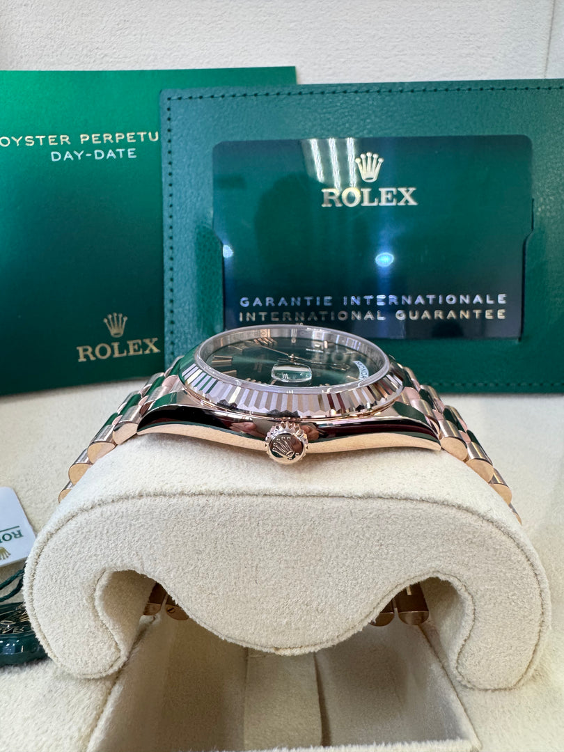 Rolex Day-Date 40 Olive Dial 228235 2024