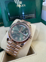 Load image into Gallery viewer, Rolex Day-Date 40 Olive Dial 228235 2024
