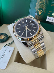 Rolex Datejust 41 Black Index Dial 126333 2025 Oyster
