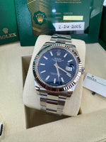 Load image into Gallery viewer, Rolex Datejust 41mm 126334 2025 Blue Index Dial Oyster