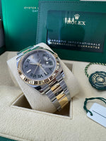 Load image into Gallery viewer, Rolex Datejust 41 Wimbeldon Dial 126333 2024 Oyster
