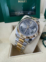 Load image into Gallery viewer, Rolex Datejust 41 Wimbeldon Dial 126333 2024 Oyster
