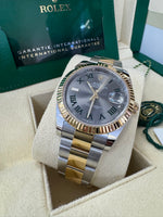 Load image into Gallery viewer, Rolex Datejust 41 Wimbeldon Dial 126333 2024 Oyster
