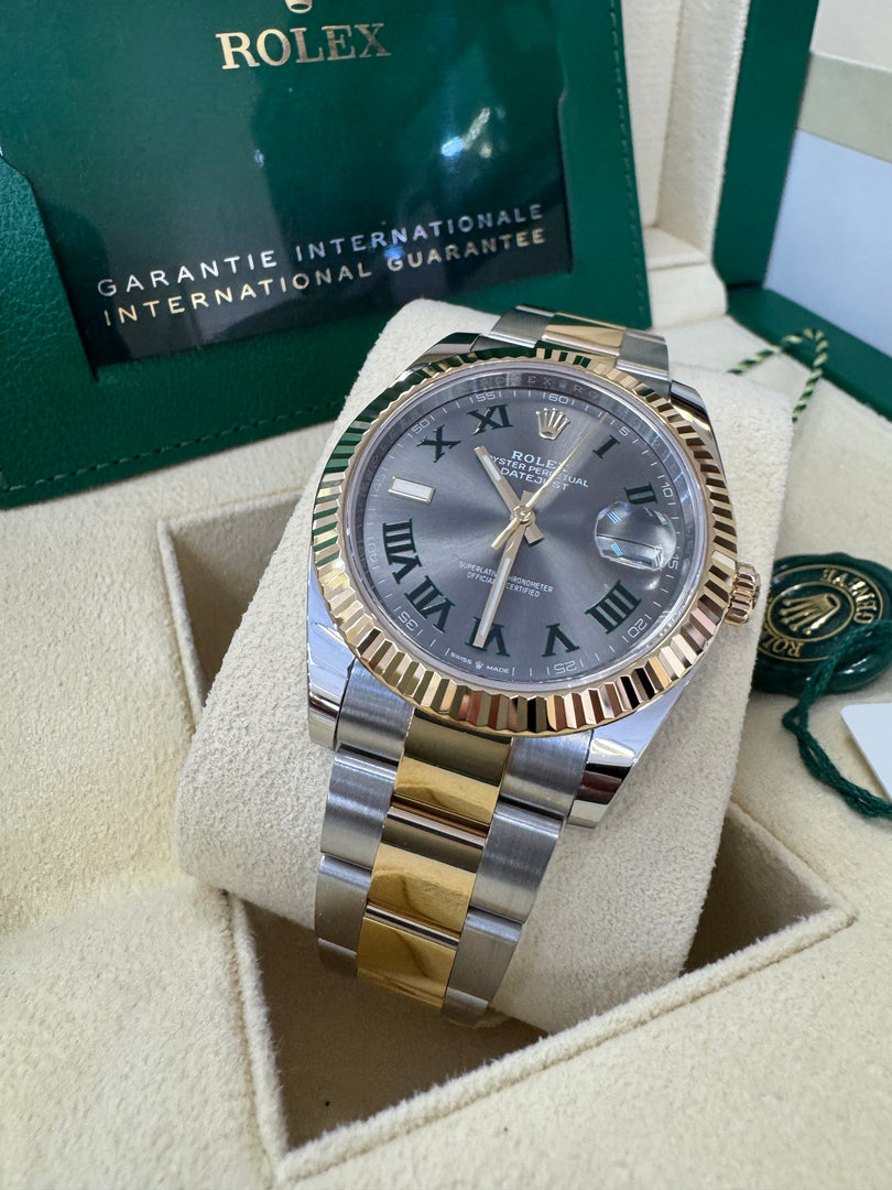 Rolex Datejust 41 Wimbeldon Dial 126333 2024 Oyster