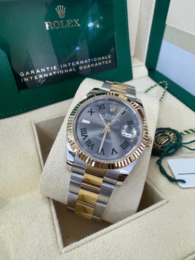 Rolex Datejust 41 Wimbeldon Dial 126333 2024 Oyster