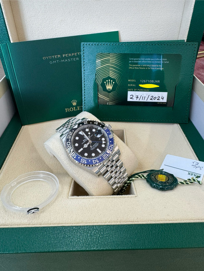 Rolex GMT-Master II "Batman" 2024 126710BLNR Jubilee