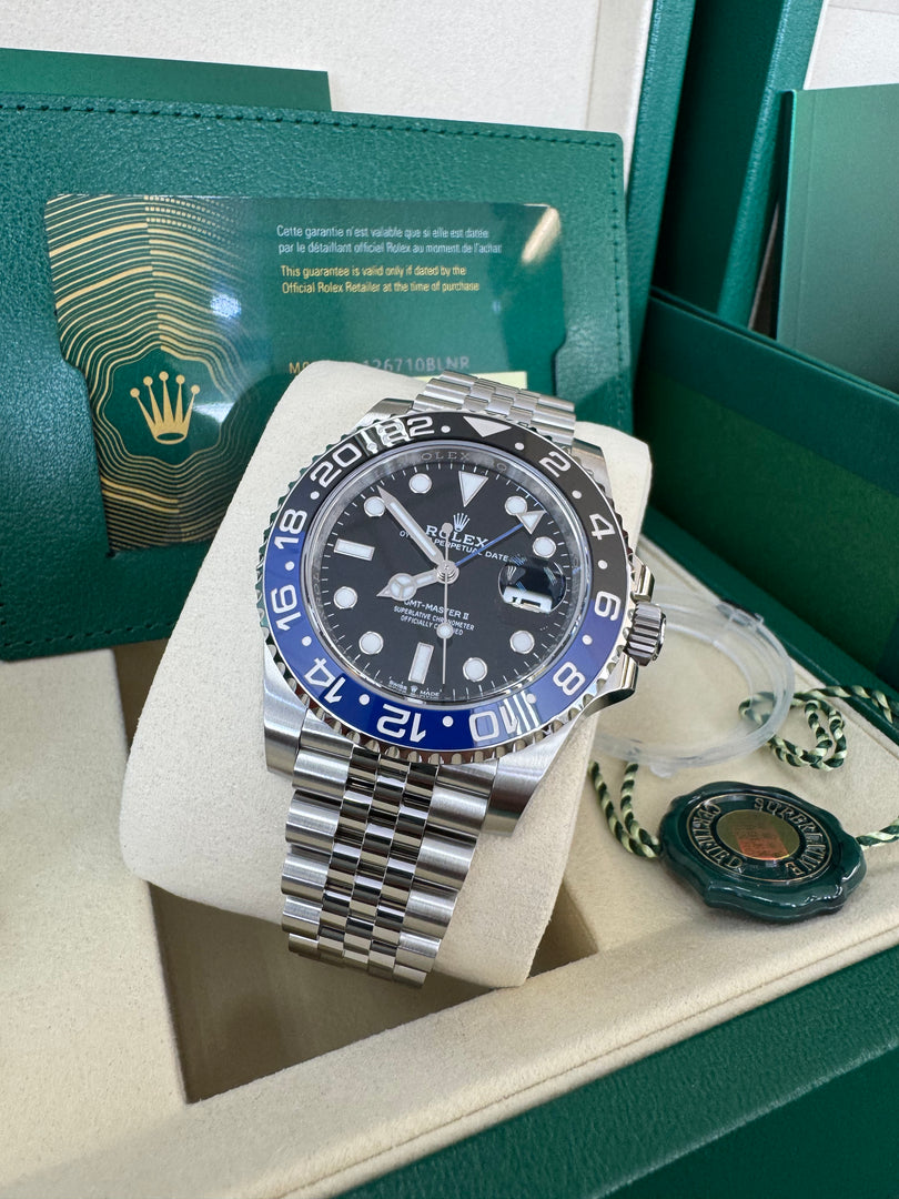 Rolex GMT-Master II "BatGirl" 2026 126710BLNR Jubilee