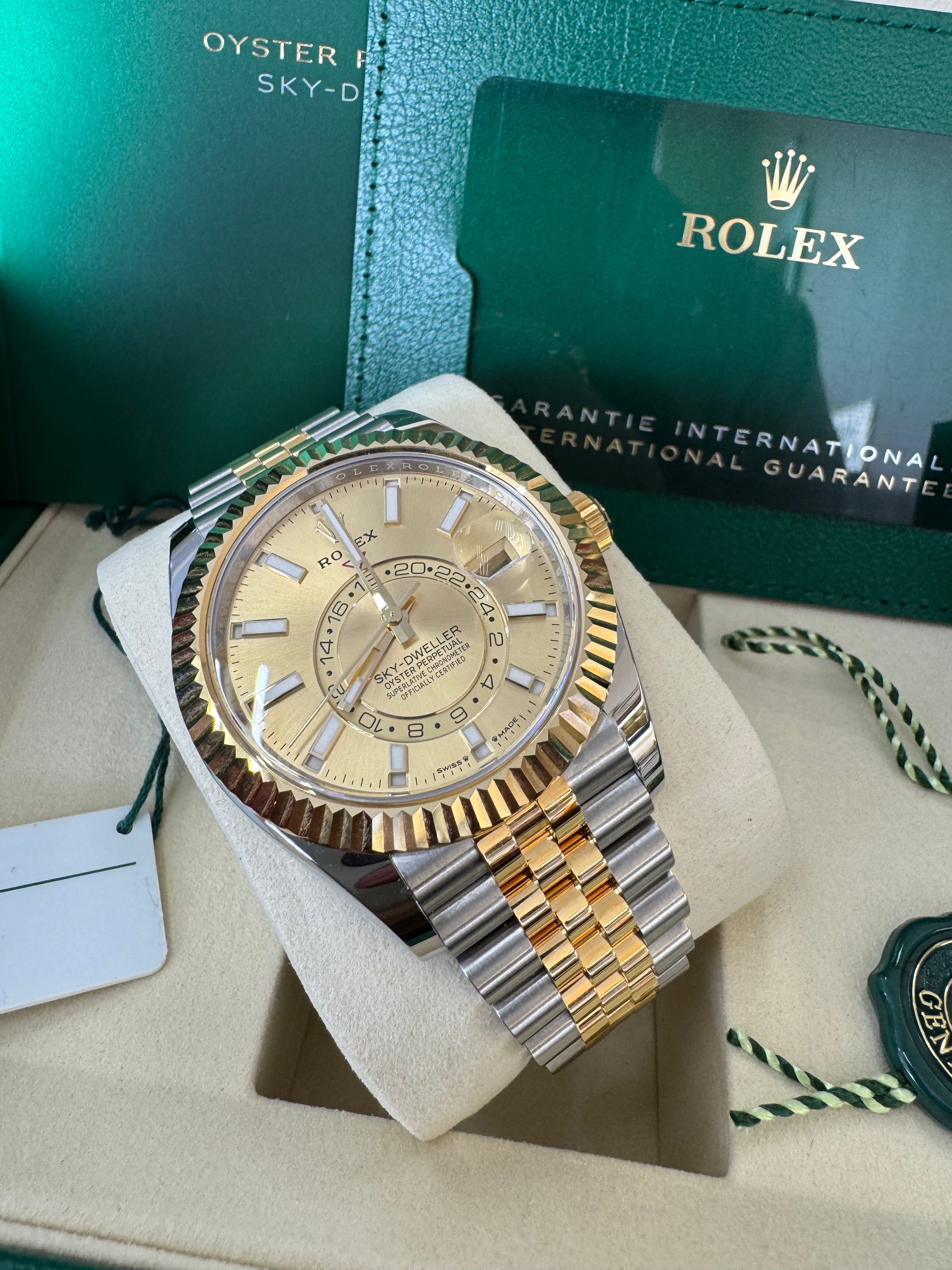 Rolex Sky-Dweller 336933 Champagne Dial 2026 Jubilee – Timepieces