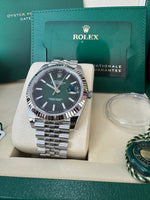 Load image into Gallery viewer, Rolex Datejust 41mm 126334 2026 Green Ombre Dial Jubilee