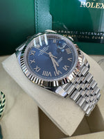 Load image into Gallery viewer, Rolex Datejust 41mm 126334 2026 Green Bright Blue Dial Jubilee