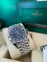 Load image into Gallery viewer, Rolex Datejust 41mm 126334 2024 Blue Diamond Dial Jubilee
